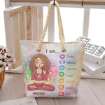 I Am Divine, Intuitive, Expressive... - Personalized Beach Bag