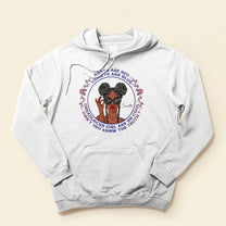 I Am Loc & Hood - Personalized Shirt - Gift For Black Loc Girl