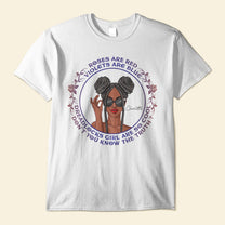 I Am Loc & Hood - Personalized Shirt - Gift For Black Loc Girl