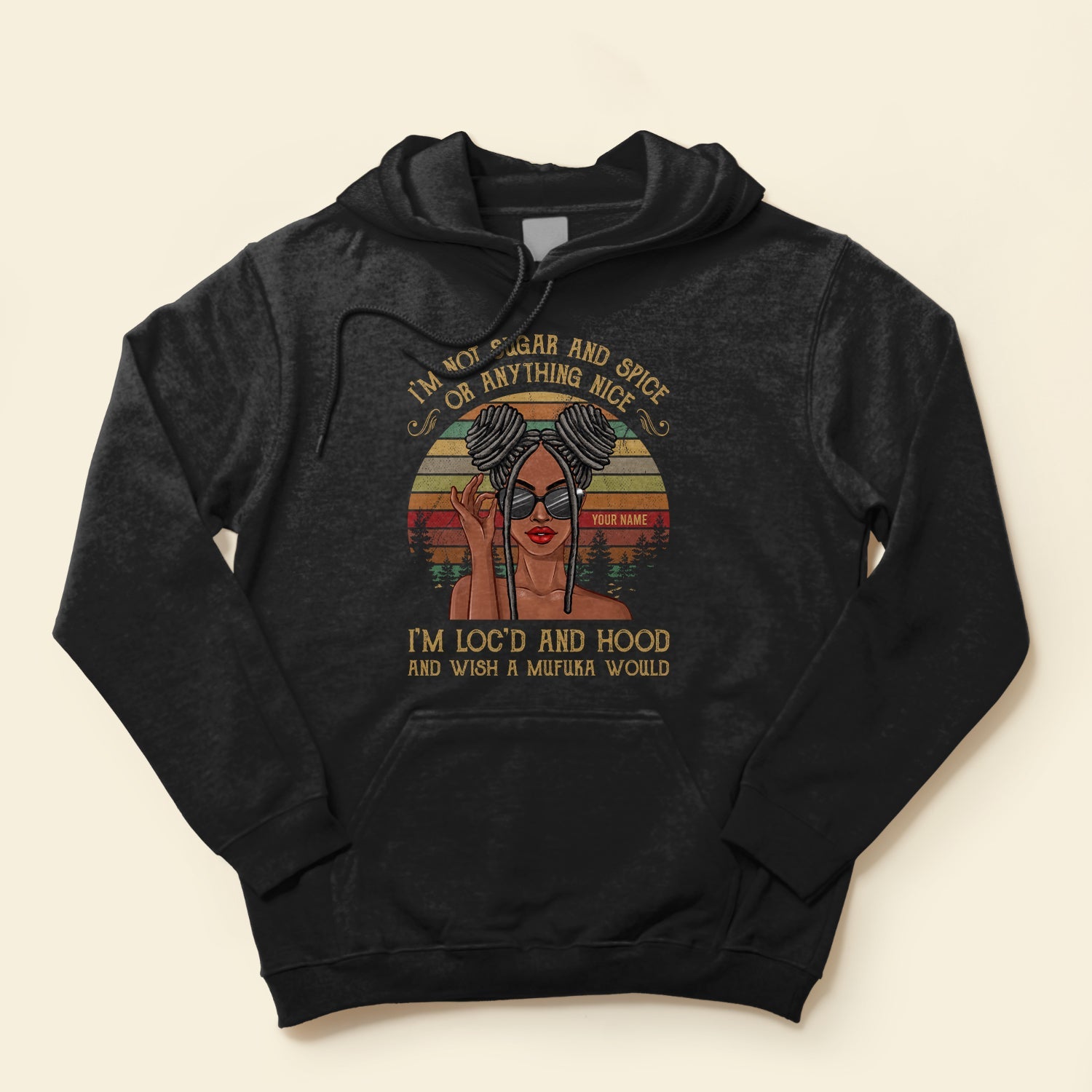 I Am Loc & Hood - Personalized Vintage Shirt - Gift For Black Loc Girl
