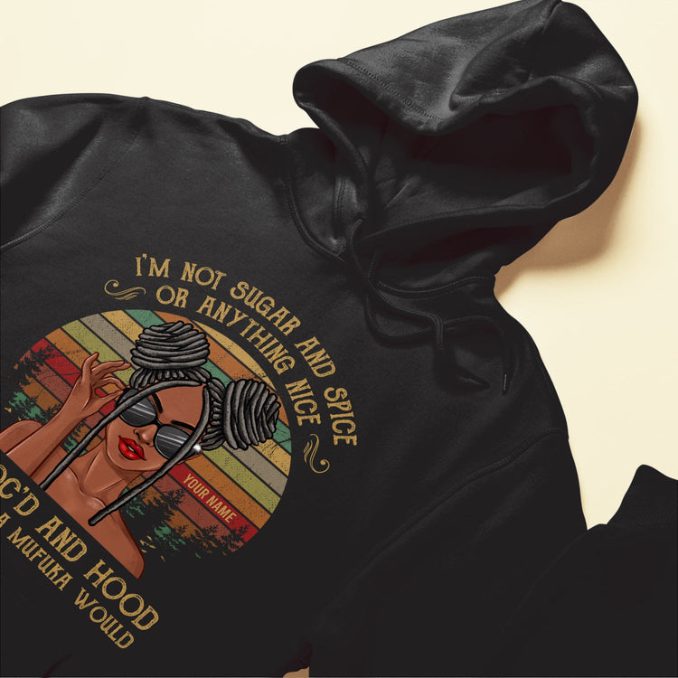 I Am Loc & Hood - Personalized Vintage Shirt - Gift For Black Loc Girl