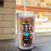 I Am Not Sugar And Spice - Personalized Acrylic Tumbler With Straw