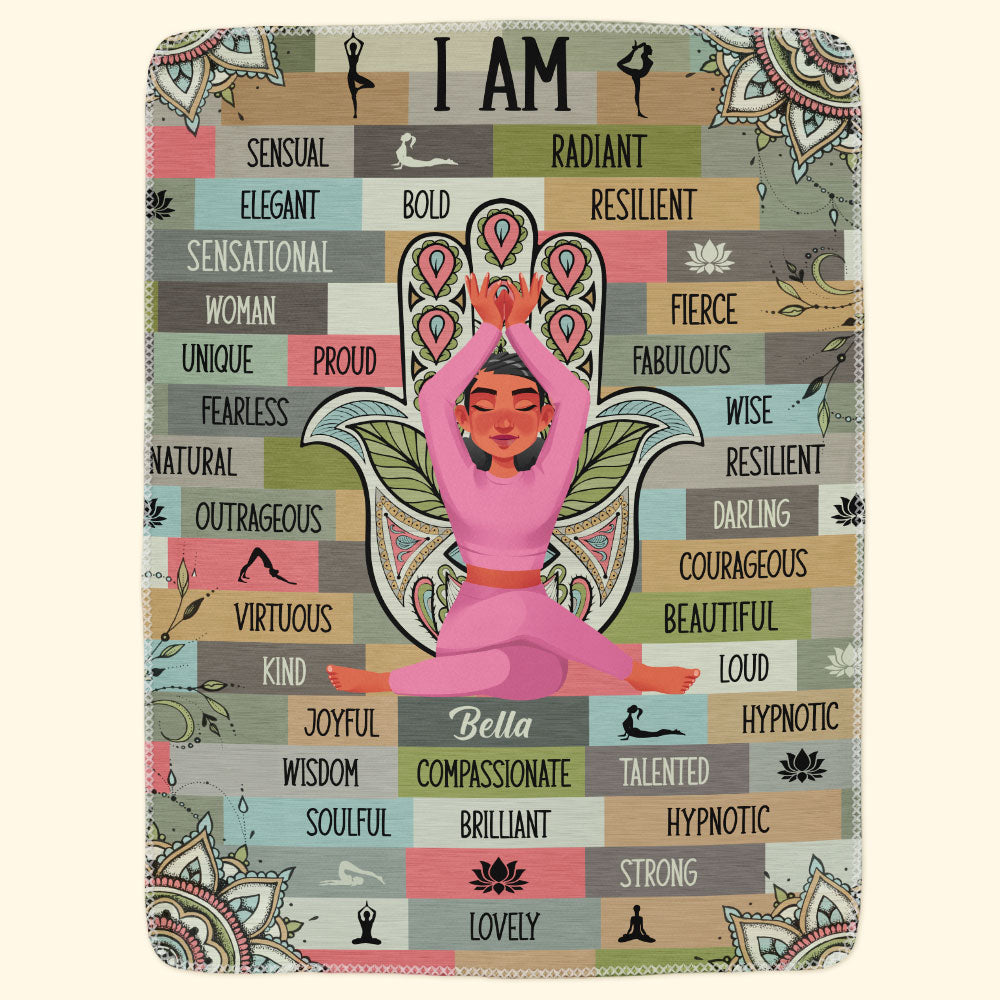 I Am - Personalized Blanket