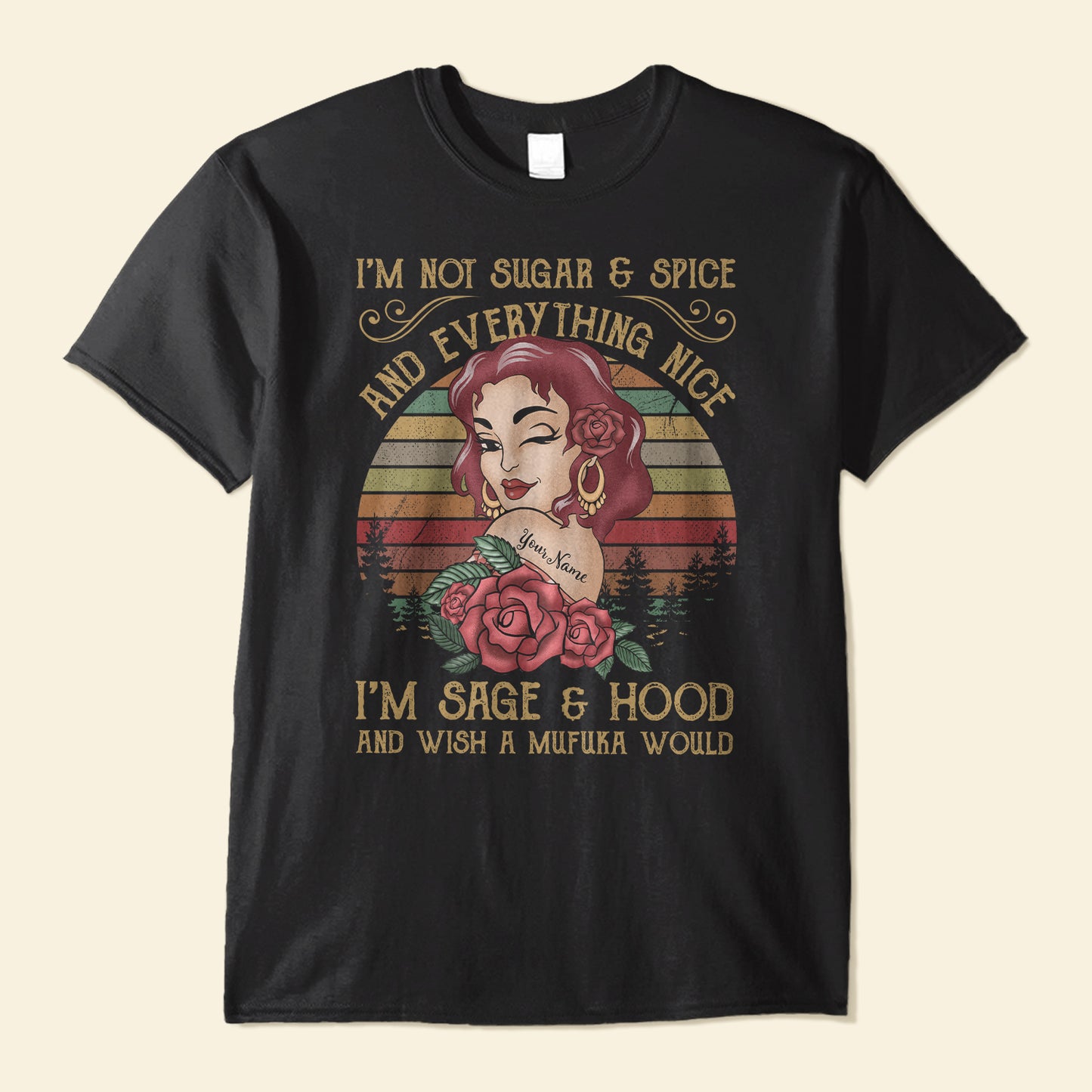 I Am Sage And Hood - Personalized Shirt - Hispanic Month Gift For Hispanic