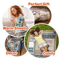 I Am So Proud Of You - Personalized Daughter Blanket