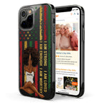 I Am Strong Worthy Loved Enough - Personalized Clear Phone Case