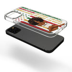 I Am Strong Worthy Loved Enough - Personalized Clear Phone Case