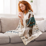 I Became Yours & You Became Mine - Personalized Blanket