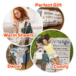 I Became Yours & You Became Mine - Personalized Blanket