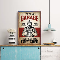 I Can Fix Anything - Personalized Poster/Canvas - Birthday Gift For Mechanic - Handy Man