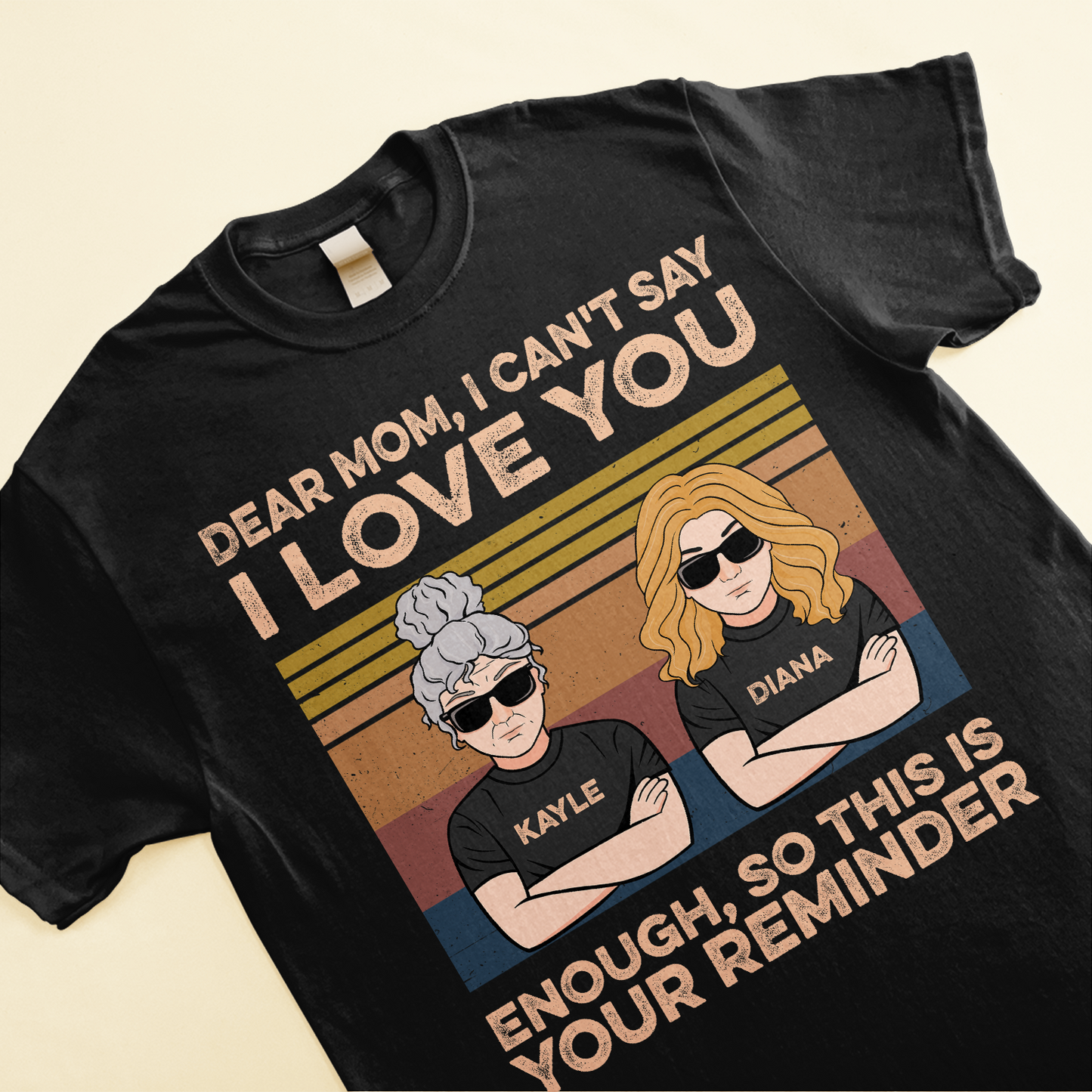 I Can't Say I Love You Enough - Personalized Shirt - Birthday, Loving Gift For Mom, Dad, Mother, Father