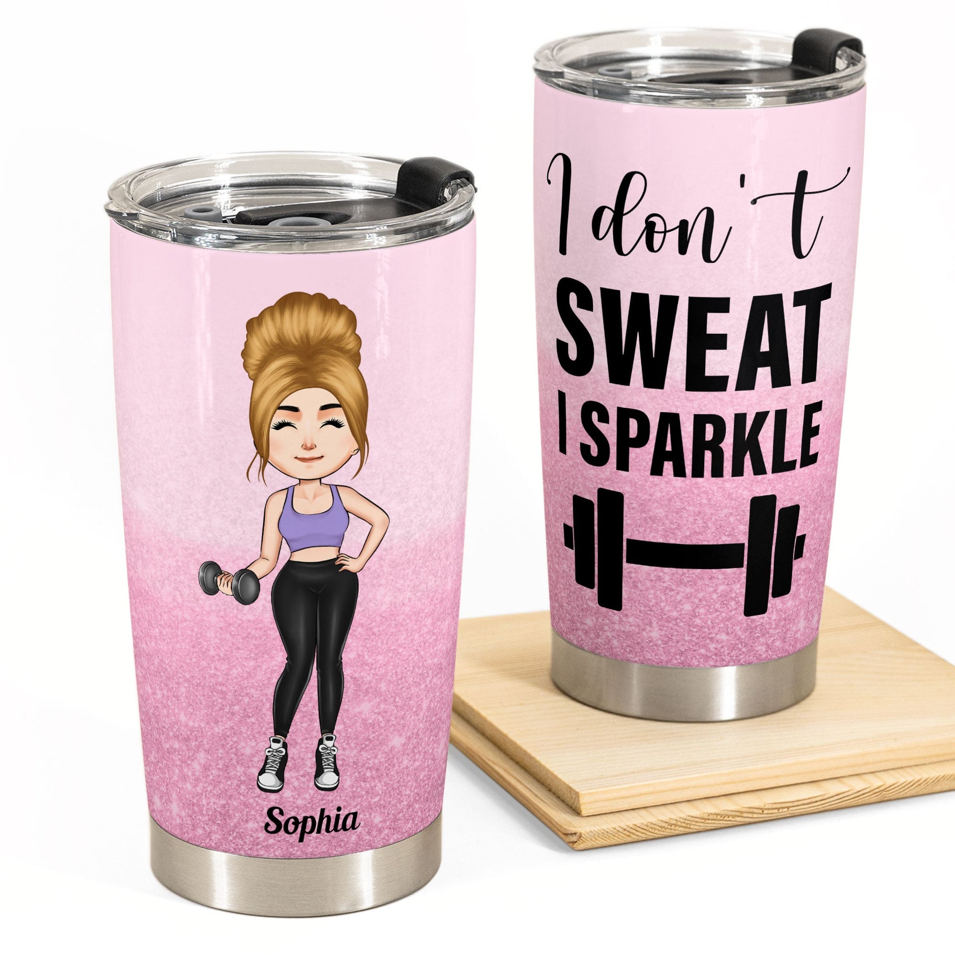 Hustle For That Muscle - Personalized Gifts Custom Fitness Tumbler