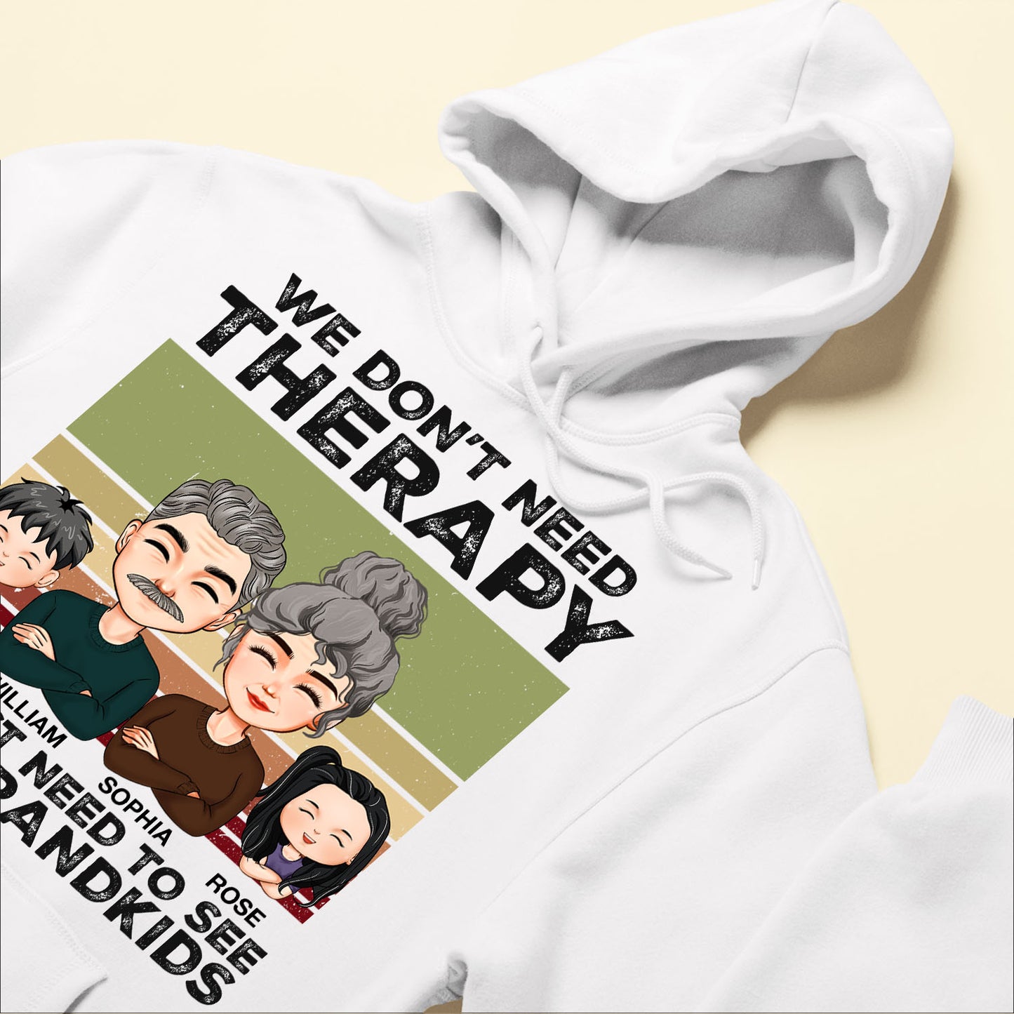 I Don't Need Therapy I Just Need To See My Grandkids - Personalized Shirt