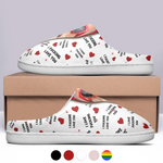 I F* Love You I Love F* You Gift For Him - Personalized Photo Slippers