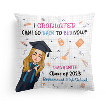 I Graduated - Personalized Pillow