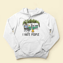 I Hate People Camping - Personalized Shirt