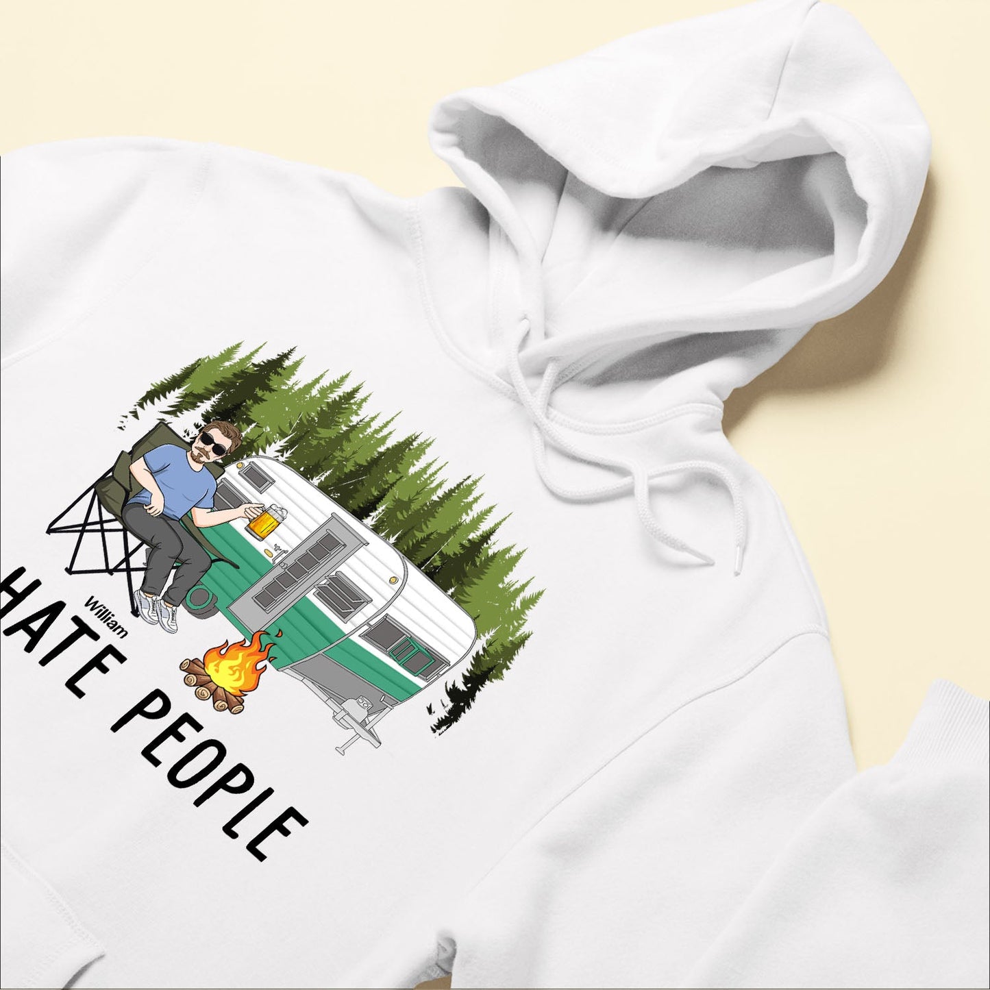 I Hate People Camping - Personalized Shirt