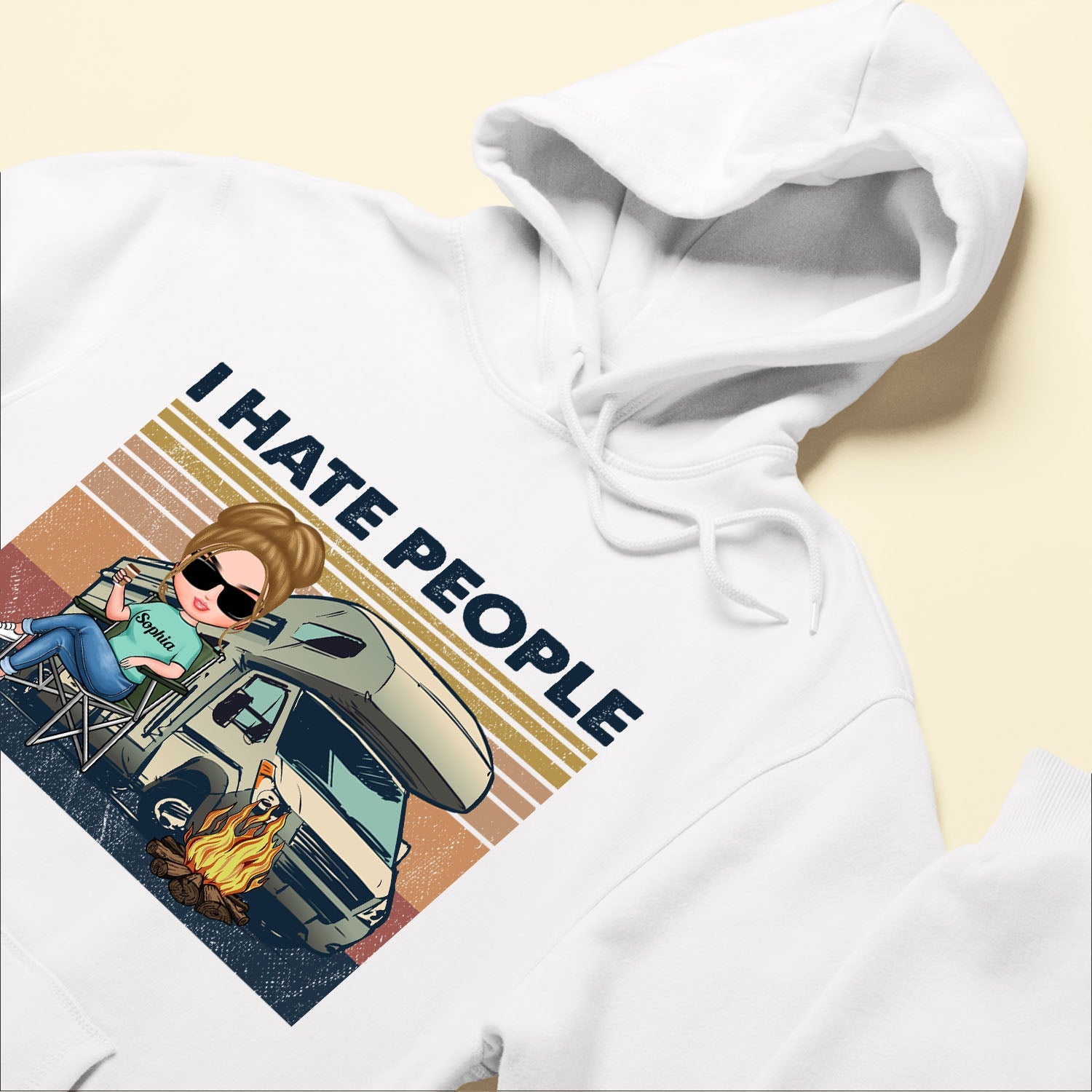 I Hate People - Personalized Shirt - Birthday Gift For Camping Lovers, Wanderlust  - Camping Doll