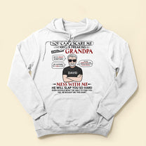 I Have A Freaking Awesome Grandpa - Personalized Shirt - Birthday, Back To School Gift For Grandkids, Grandchildren, GrandSon, Granddaughter