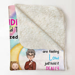 I Hugged This Soft Blanket I Squeezed It Really Tight - Personalized Granddaughter Blanket