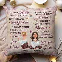 I Hugged This Soft Pillow - Personalized Pillow (Insert Included)