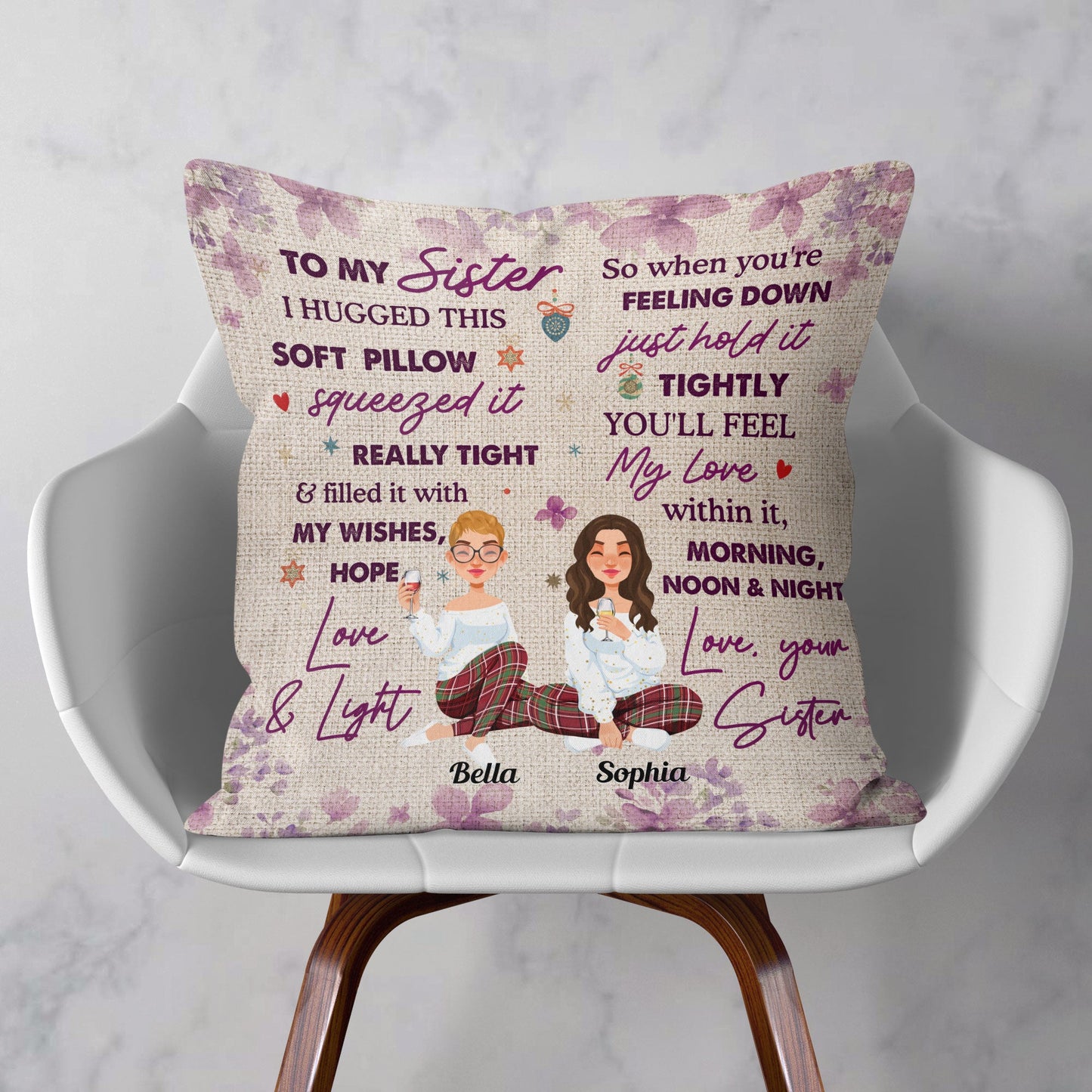 I Hugged This Soft Pillow - Personalized Pillow (Insert Included)