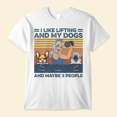 I Just Want To Workout - Personalized Shirt - Gift For Gymer - Lady Lifting