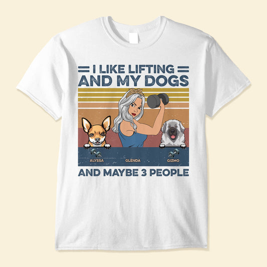 I Just Want To Workout - Personalized Shirt - Gift For Gymer - Lady Lifting