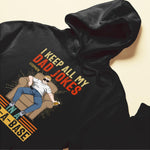 I Keep All My Dad Jokes In A Dad-A-Base  - Personalized Shirt - Birthday, Father's Day ,Funny Gift For Dad, Father, Grandpa, Husband 