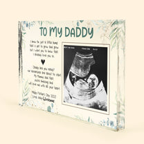 I Know I'm Just A Little Bump - Personalized Rectangle Acrylic Plaque