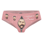 I Licked It So It's Mine - Personalized Photo Women's Low-waisted Brief - Gift For Wife