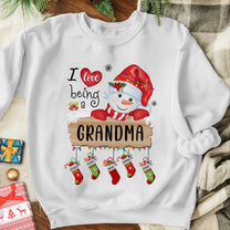 I Love Being A Grandma - Personalized Sweatshirt