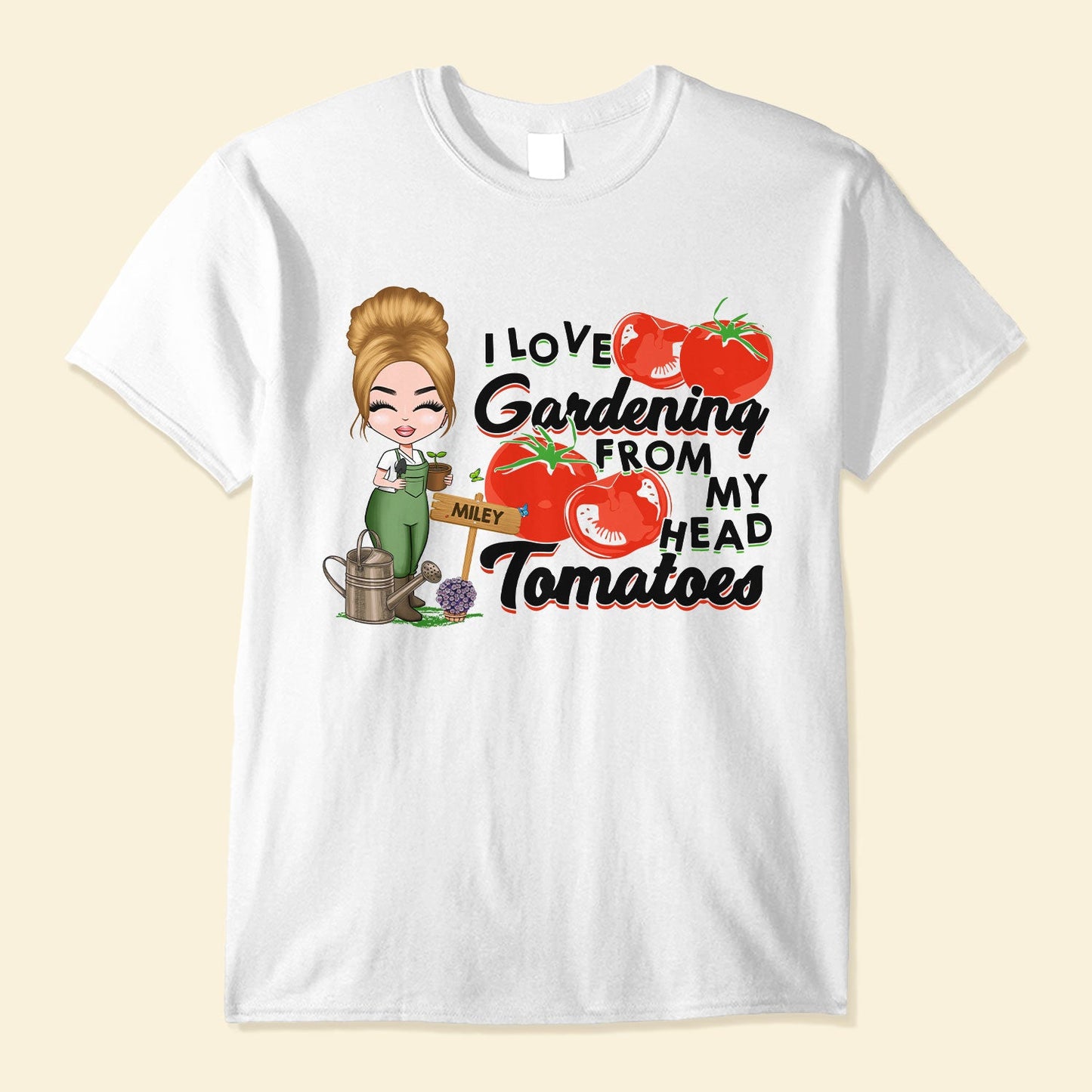 I Love Gardening - Personalized Shirt - Gift For Garden Lover