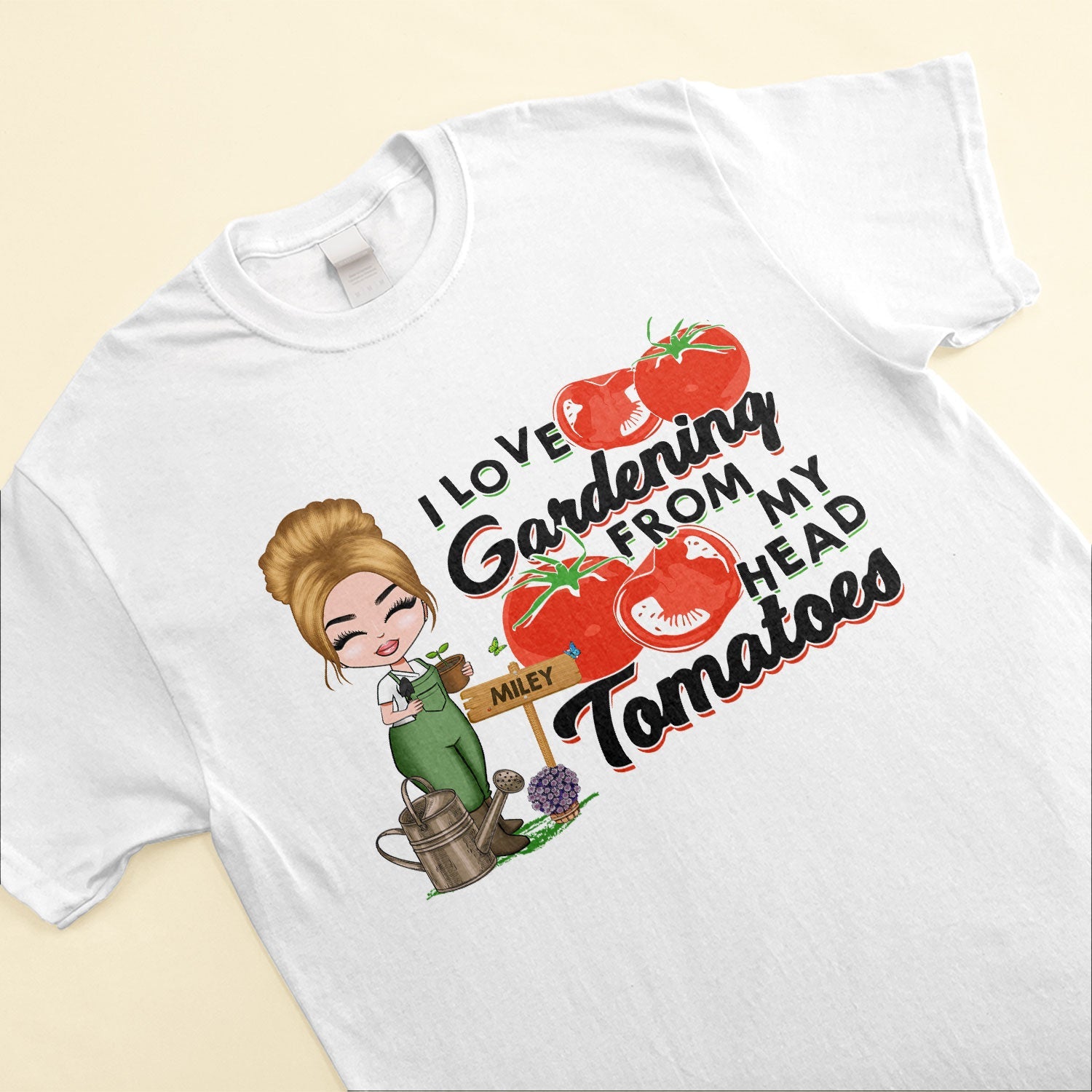 I Love Gardening - Personalized Shirt - Gift For Garden Lover