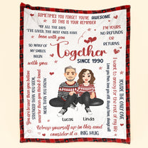 I Love You Christmas Gift For Wife - Personalized Blanket