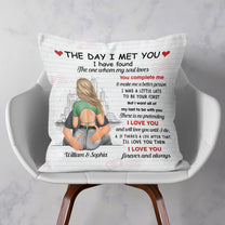 I Love You Forever And Always - Personalized Pillow - Anniversary Gifts For Her, Him