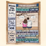 I Love You More - Personalized Blanket - Anniversary, Loving Gift For Lover, Couple, Husband, Wife, Boyfriend, Girlfriend