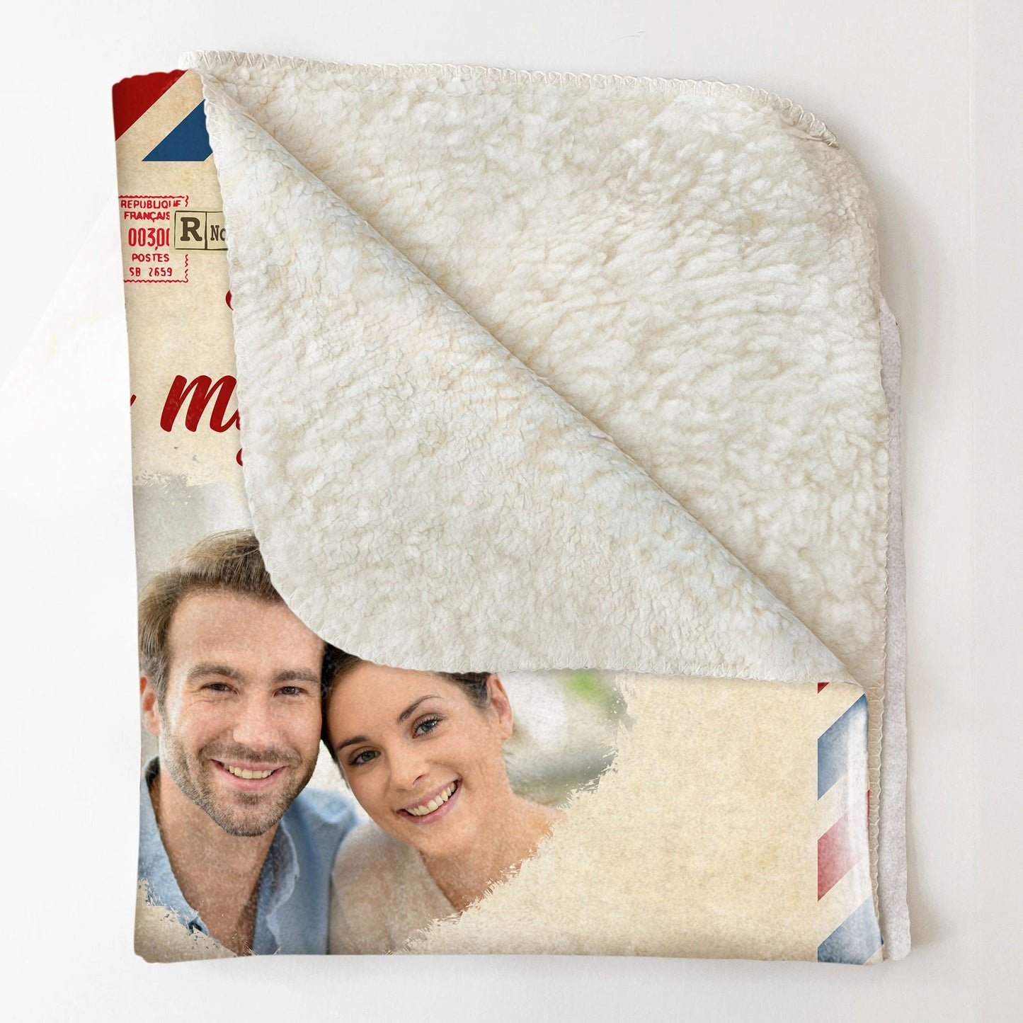 I Love You - Personalized Photo Blanket