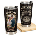 I Love You The Most - Personalized Photo Tumbler Cup