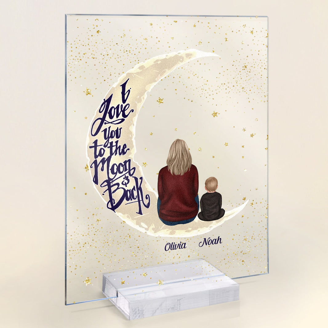 Personalized Mother Acrylic Puzzle Plaque - Mom With Up to 6 Children - Christmas Gift For Mother - Mom You Are The Piece That Holds Us Together