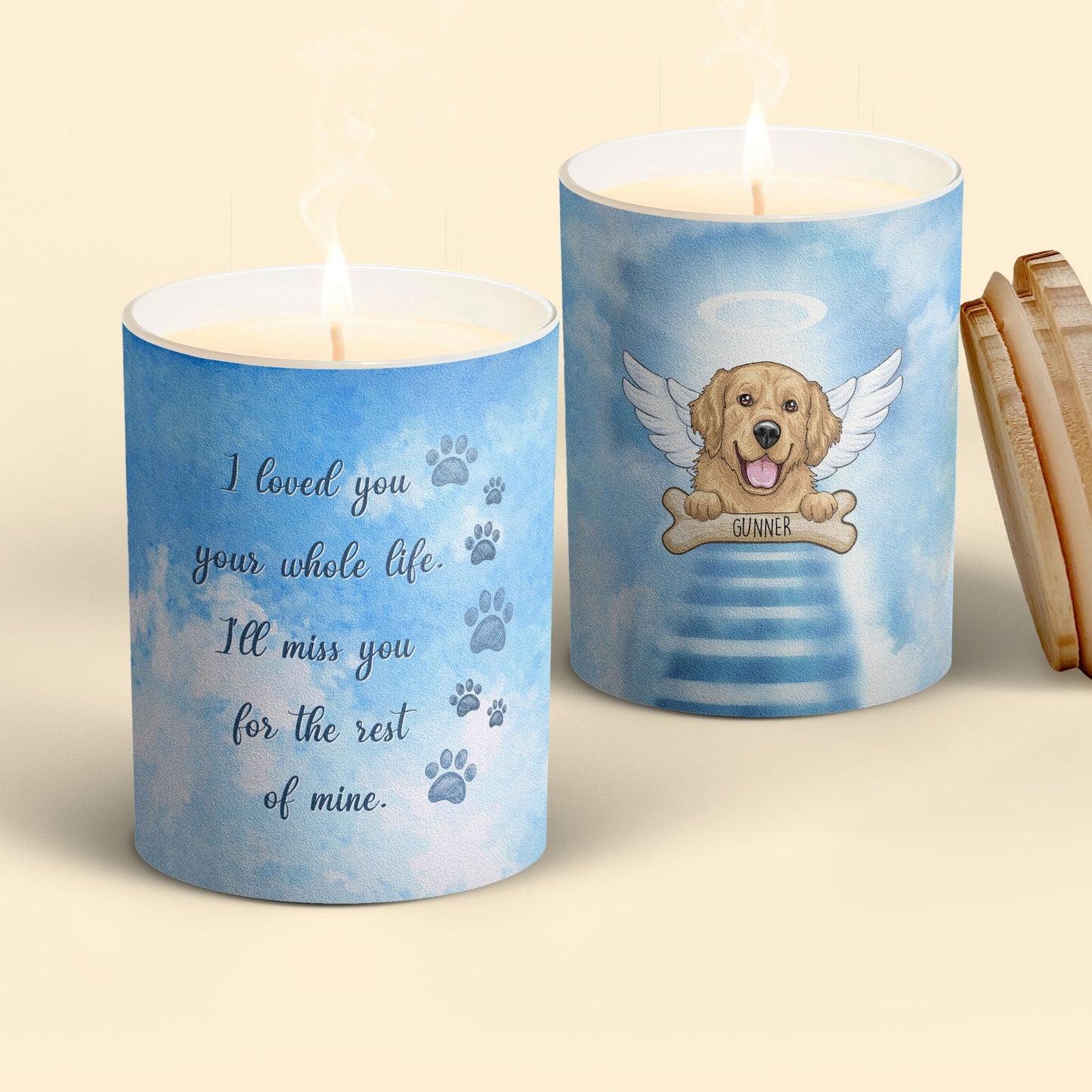 I Loved You Your Whole Life - Personalized Candle