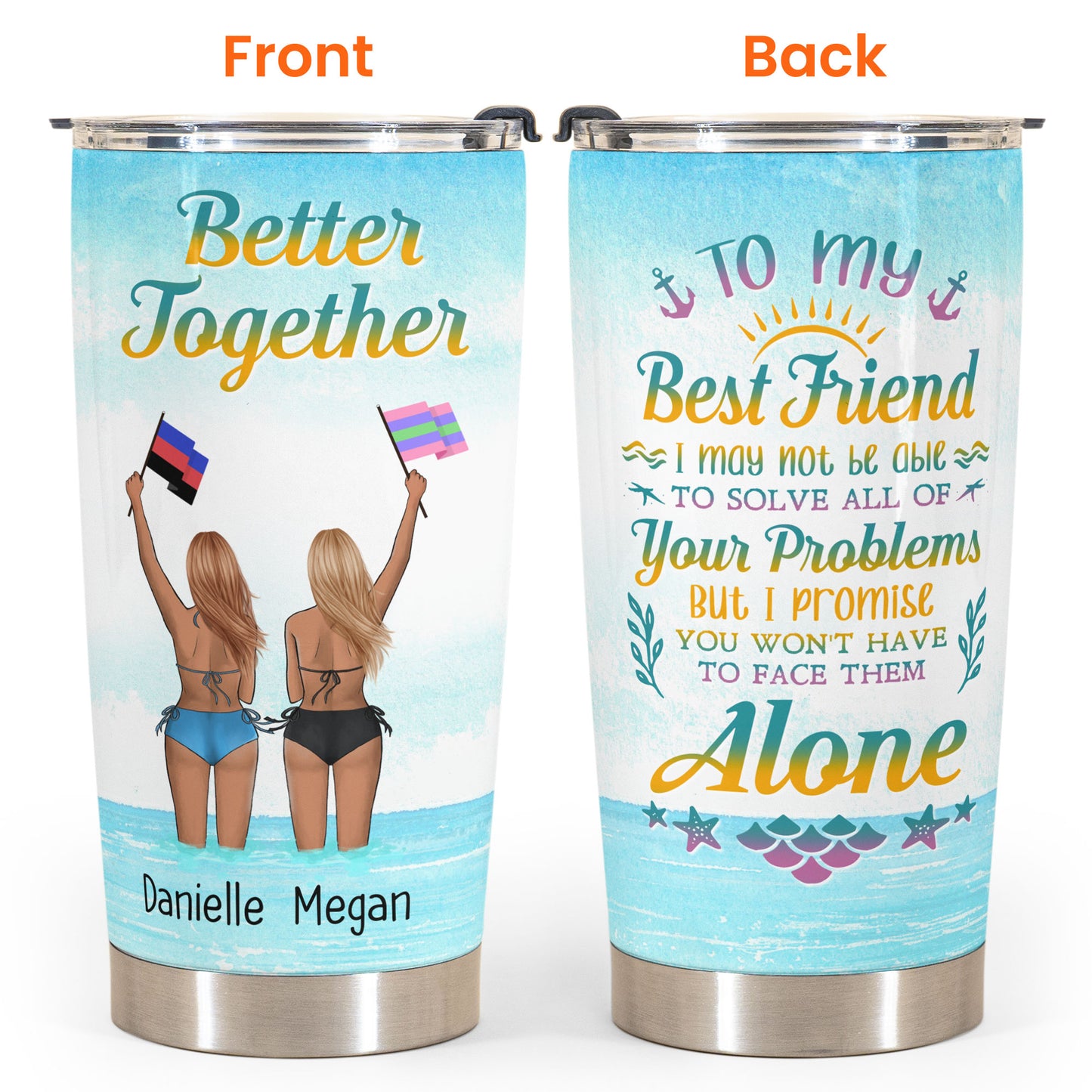 I May Not Be Able To Solve All Your Problems - Personalized Tumbler Cup - Gift For Best Friend