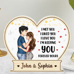 I Met You I Liked You I'm Keeping You - Personalized Light Box