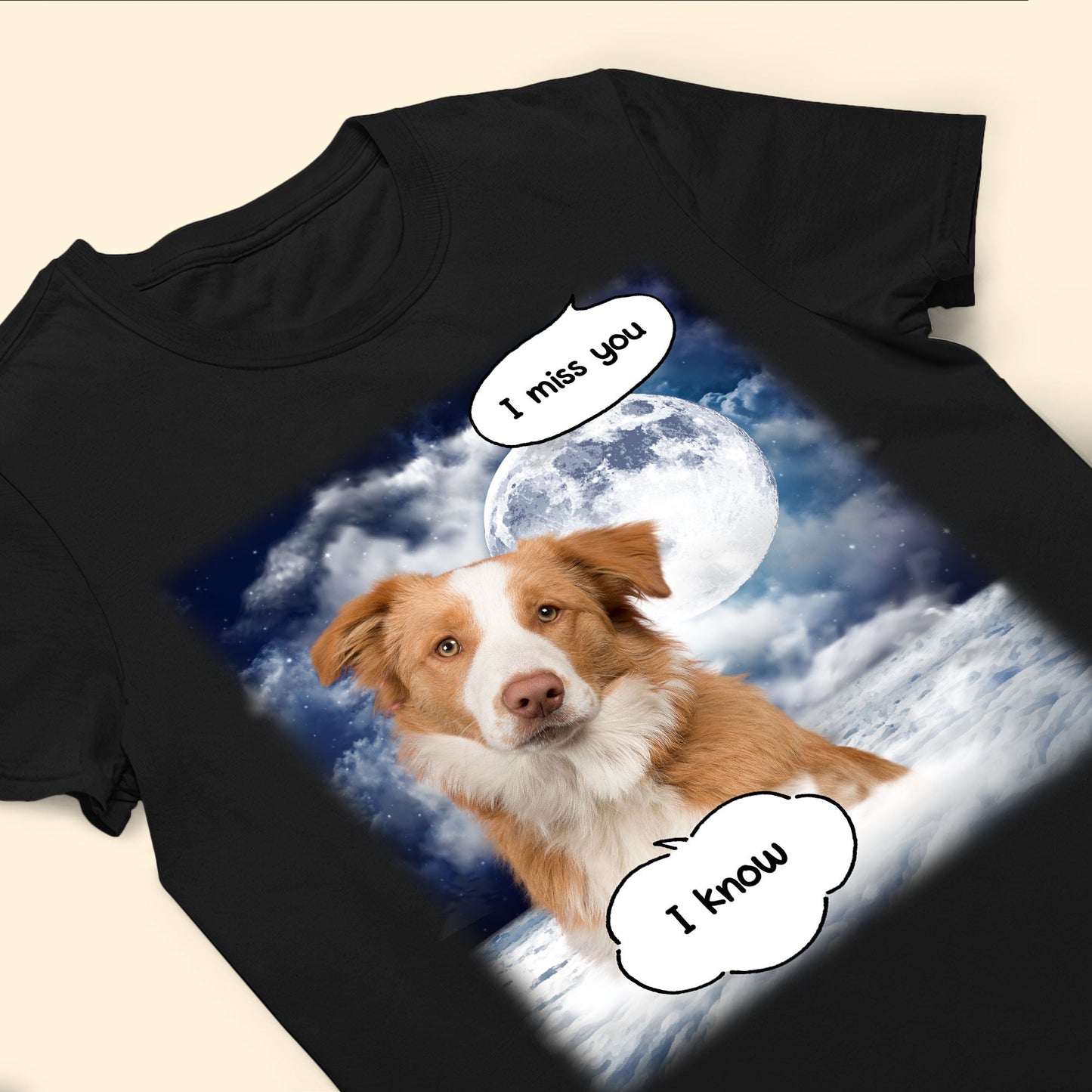 I Miss You Memorial - Personalized Photo Shirt