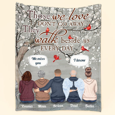 I Miss You - Personalized Memory Blanket
