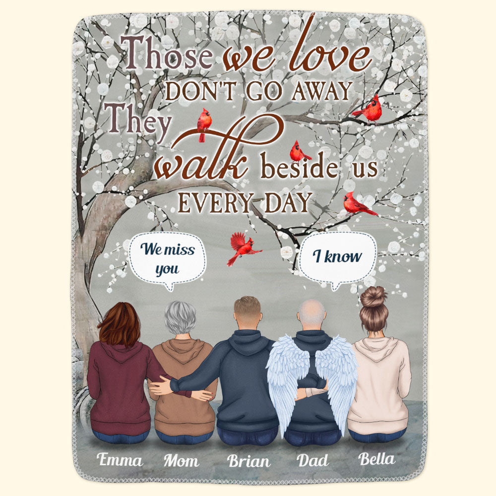 I Miss You - Personalized Memory Blanket