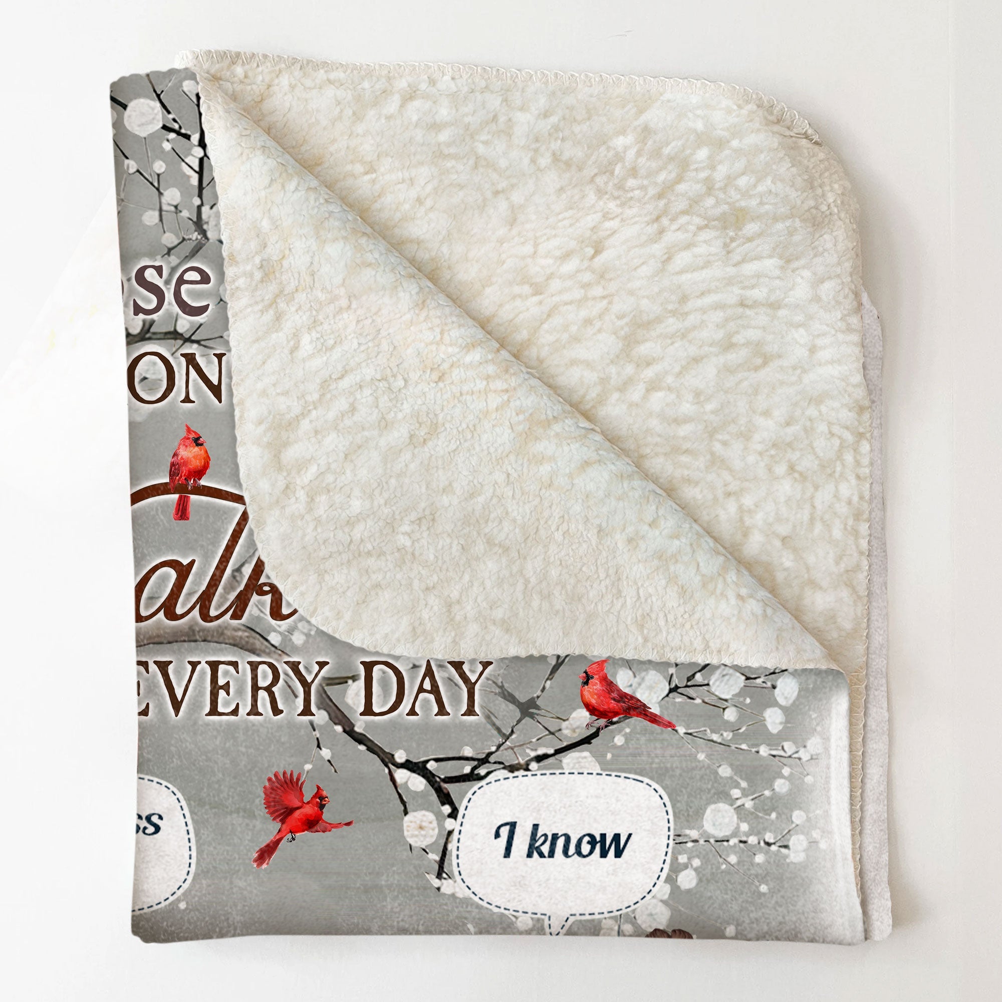 I Miss You - Personalized Memory Blanket