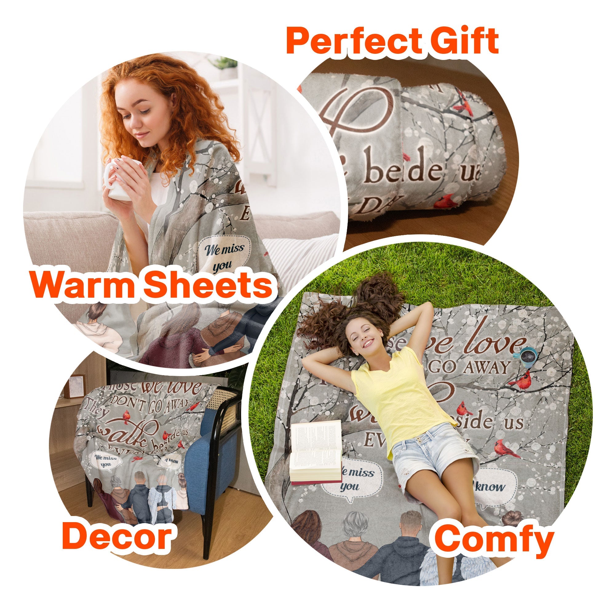 I Miss You - Personalized Memory Blanket