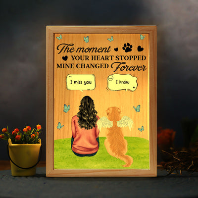 I Miss You - Personalized Frame Light Box