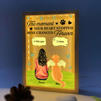 I Miss You - Personalized Frame Light Box